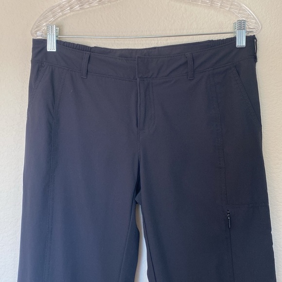 Athleta utility slacks black women’s 10 ten straight leg EUC - Picture 2 of 7